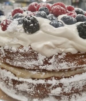 Birthday cake! at Gaia's Kitchen and Catering in Raleigh