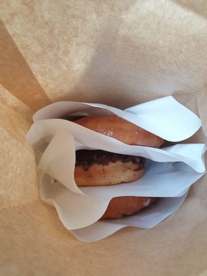 why just eat there when can bring home more? at O.verte Donuts 오베흐트 도넛 in Seoul