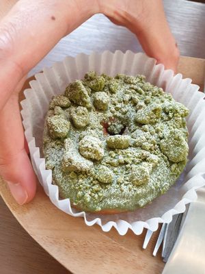 Matcha at O.verte Donuts 오베흐트 도넛 in Seoul