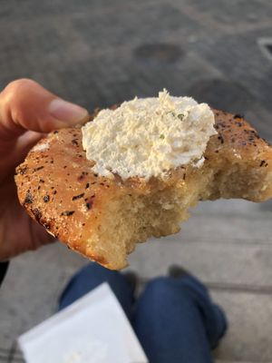 Garlic & Cream Cheese   at O.verte Donuts 오베흐트 도넛 in Seoul