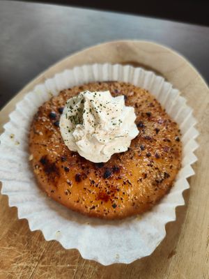 Garlic flavoured at O.verte Donuts 오베흐트 도넛 in Seoul