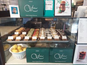 Vegan donut varieties at O.verte Donuts 오베흐트 도넛 in Seoul