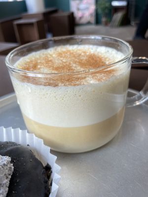 Pumpkin spice latte (non coffee)  at O.verte Donuts 오베흐트 도넛 in Seoul