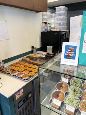 New donuts in the making  at O.verte Donuts 오베흐트 도넛 in Seoul