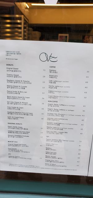 at O.verte Donuts 오베흐트 도넛 in Seoul