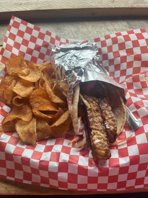 Grilled Tempeh Pita  at Lily's Snack Bar in Boone