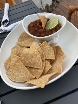 Chilli - this was a wonderful starter and a good sized portion. If i came for another evening meal I’d want this as a main.  at Mother Earth Vegan Hotel in Tamarindo