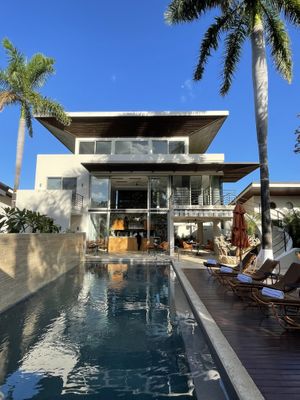 Pool area at Mother Earth Vegan Hotel in Tamarindo
