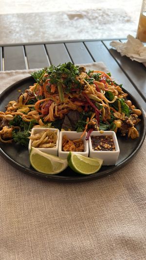 Pad Thai  at Mother Earth Vegan Hotel in Tamarindo