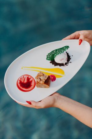 Our chef specialises in pastry and desserts at Mother Earth Vegan Restaurant in Tamarindo
