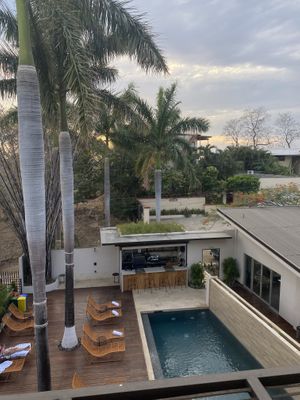 Hotel views at Mother Earth Vegan Restaurant in Tamarindo