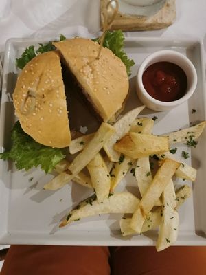 Beyond Burger at Mother Earth Vegan Restaurant in Tamarindo