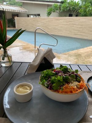   at Mother Earth Vegan Restaurant in Tamarindo