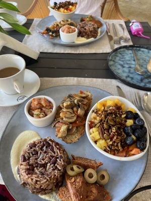   at Mother Earth Vegan Restaurant in Tamarindo