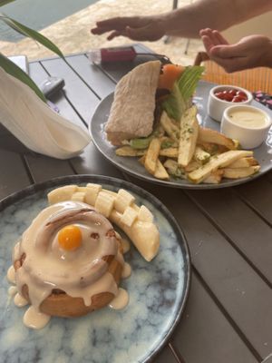   at Mother Earth Vegan Restaurant in Tamarindo