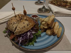 Sloppy Joe  at Mother Earth Vegan Restaurant in Tamarindo