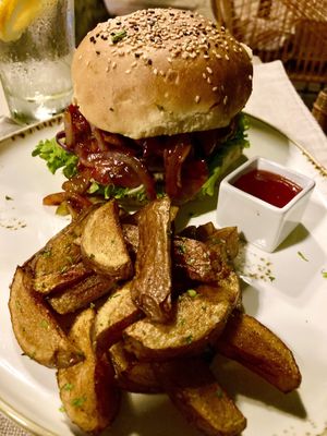 Sloppy Joe  at Mother Earth Vegan Restaurant in Tamarindo