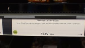 salad at Amazon Go - Denny Triangle in Seattle