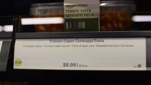 pasta at Amazon Go - Denny Triangle in Seattle