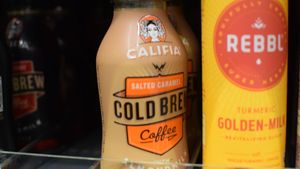 coffee at Amazon Go - Denny Triangle in Seattle