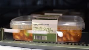pasta to go at Amazon Go - Denny Triangle in Seattle