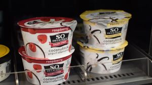 vegan yogurt at Amazon Go - Denny Triangle in Seattle