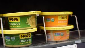 hummus at Amazon Go - Denny Triangle in Seattle