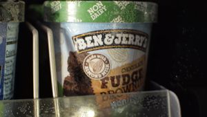 non dairy ben and jerry's at Amazon Go - Denny Triangle in Seattle