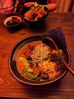Vegan Miso Ramen and Vegan Bowl   at Ramen 1974 - Prager Straße in Dresden