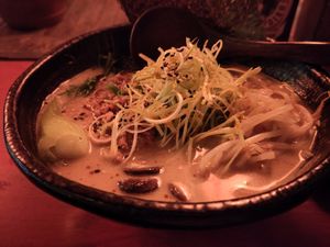 Tantan Ramen with mushrooms at Ramen 1974 - Prager Straße in Dresden