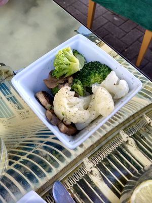 Veg side at Sage in Belfast