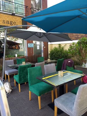Al fresco dining at Sage in Belfast