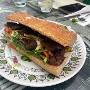 ‘Pork’ baguette at Sage in Belfast