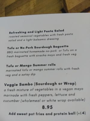 New brunch menu 3 at Sage in Belfast