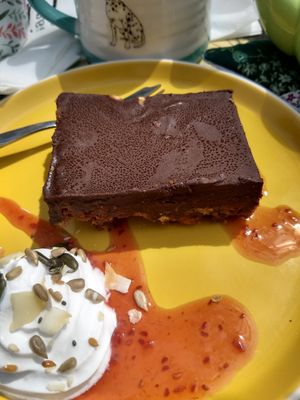 Chocolate and orange slice.... yum at Sage in Belfast