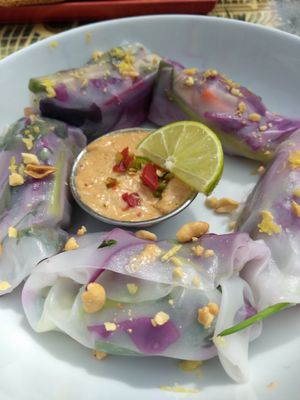 Summer rolls at Sage in Belfast