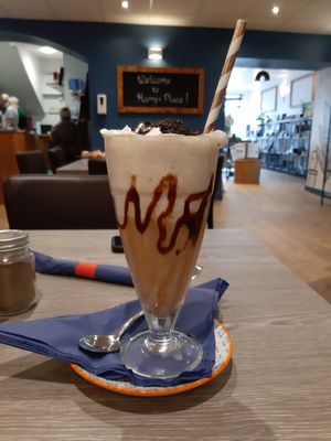 Oreo milkshake at Harry's Place CIC in Ballynahinch