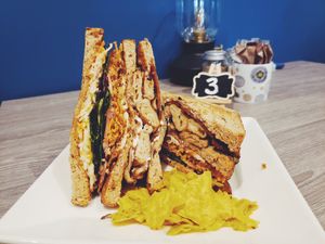 The first rule of Harry's Club sandwich at Harry's Place CIC in Ballynahinch