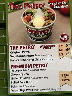 Lot’s of vegan options    at Petro's Chili & Chips in Knoxville