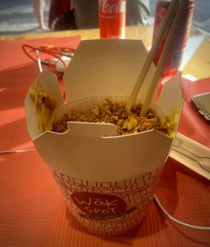 Rice and curry  at Wok Spot in Crete