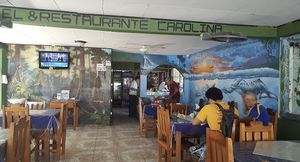 Inside of restaurant   at Italian Carolina in Puerto Jimenez