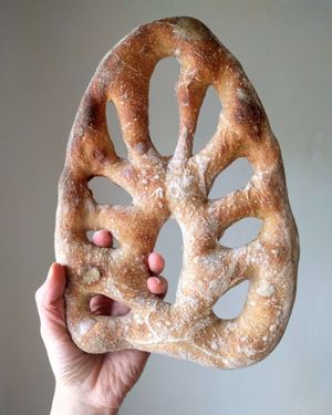 Fougasse at Third Space Bakery Co-op in Pittsburgh