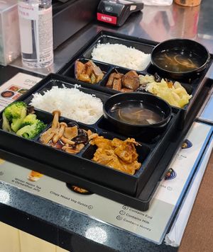 Bento set ~ 20/3/22 at Greendot 绿一点 - Jurong Point 1 in West Singapore