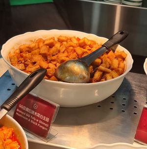 Qq Toufu with Shimeiji mushroom & Black fungus ~ 20/3/22 at Greendot 绿一点 - Jurong Point 1 in West Singapore