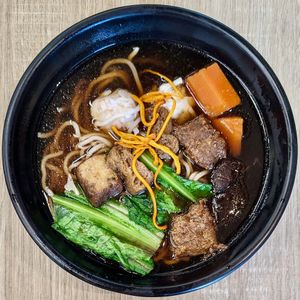 Vegan Angelica Herbal Noodles with Cordyceps at Greendot 绿一点 - Jurong Point 1 in West Singapore
