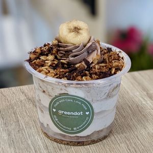 Vegan Banoffee Pie Cake Parfait at Greendot 绿一点 - Jurong Point 1 in West Singapore