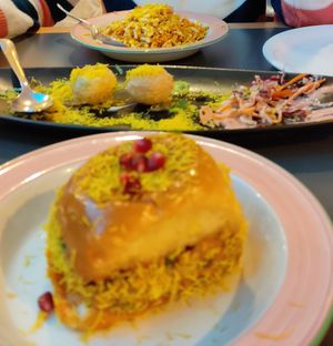 Bhel, dahi Puri and dabeli at Swadishta - Lützowstr in Berlin