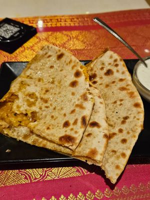 Aloo Paratha :( at Swadishta - Lützowstr in Berlin