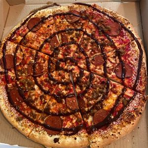   at Fat Tony's Pizza in Whistler