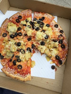   at Fat Tony's Pizza in Whistler